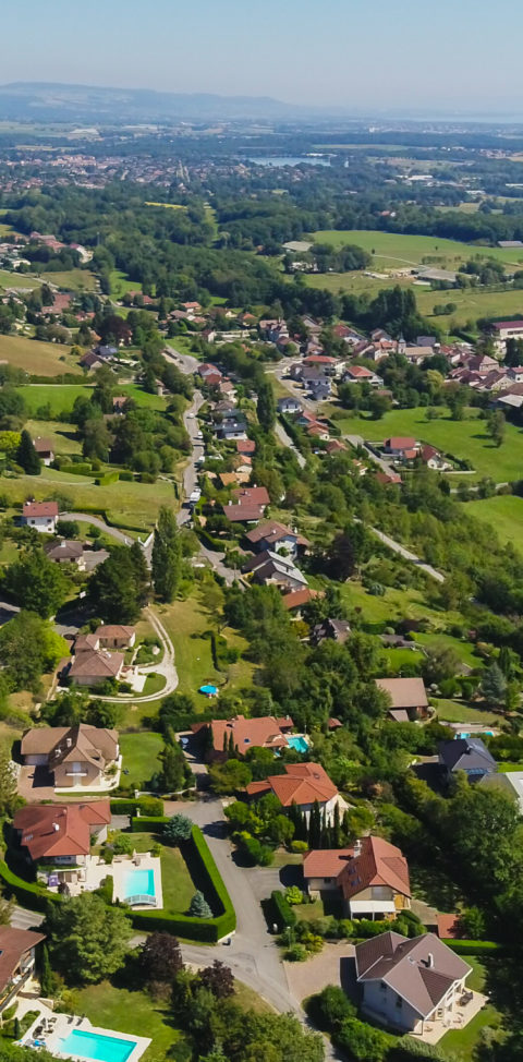 Chantier de renouvellement de la canalisation d’assainissement de Grilly.