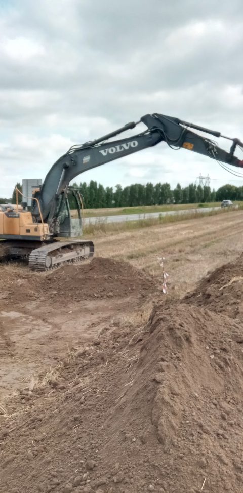 Travaux de renouvellement et de dévoiement des réseaux d’eaux usées et d’eau potable RD 35 Saint Genis-Pouilly